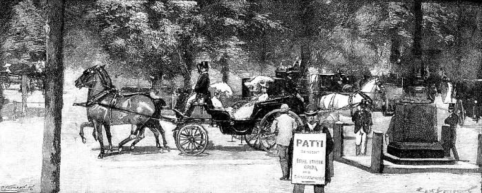Framed Print : The London Season: Kensington Gardens, 1895. Creator: P Naumann Framed Print : The London Season: Kensington Gardens, 1895. Creator: P Naumann