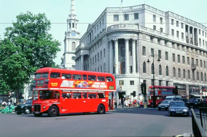 Framed Print : London street scene 1999 outside South African embassy Framed Print : London street scene 1999 outside South African embassy