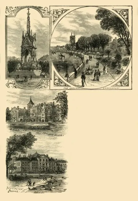 Framed Print : London. The Western Suburbs, c1876. Creator: Unknown Framed Print : London. The Western Suburbs, c1876. Creator: Unknown