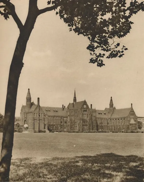 Framed Print : One of Londons Public Schools: St. Pauls from the Playing Fields, c1935. Creator Framed Print : One of Londons Public Schools: St. Pauls from the Playing Fields, c1935. Creator
