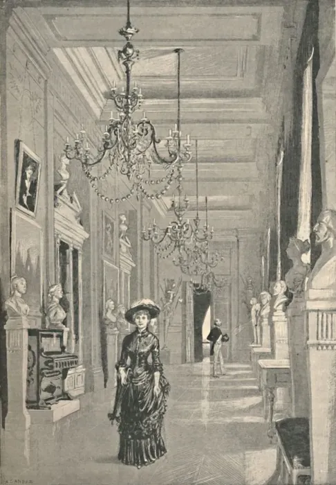 Framed Print : The Long Gallery, Musee De L Opera, 1886 Framed Print : The Long Gallery, Musee De L Opera, 1886