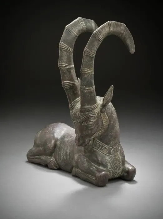 Framed Print : Long-Horned Ibex, Modern. Creator: Unknown Framed Print : Long-Horned Ibex, Modern. Creator: Unknown