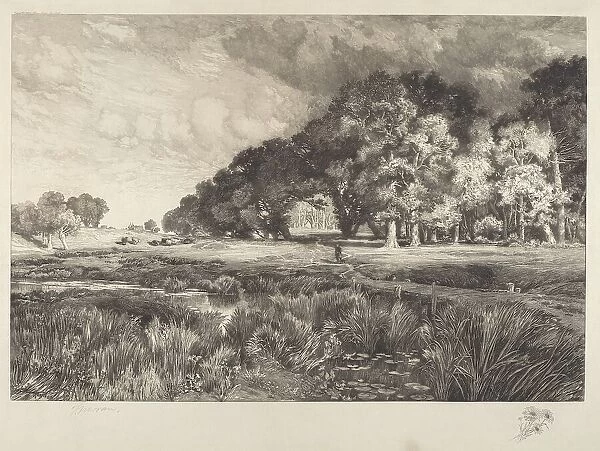 Long Island Landscape, 1889. Creator: Thomas Moran