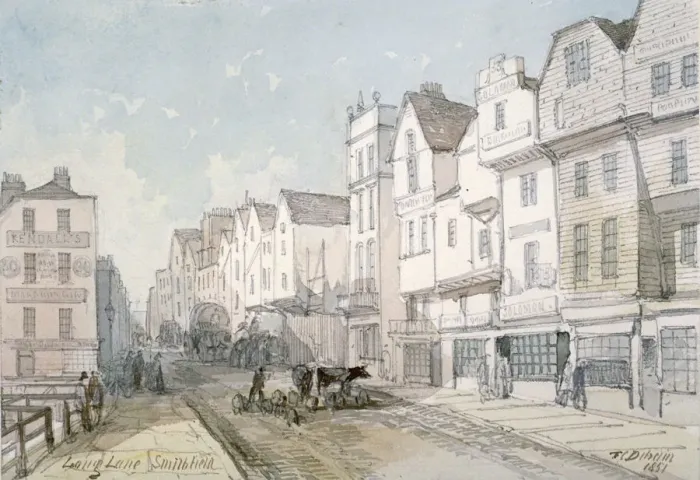 Framed Print : Long Lane, City of London, 1851. Artist: Thomas Framed Print : Long Lane, City of London, 1851. Artist: Thomas