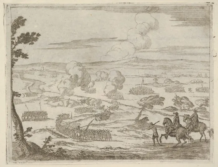 Framed Print : After a Long March, Francesco I d Este Passes with the River of Cassano with his Army Framed Print : After a Long March, Francesco I d Este Passes with the River of Cassano with his Army