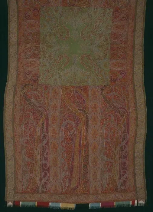 Framed Print : Long Shawl, India, 1840 / 45. Creator: Unknown Framed Print : Long Shawl, India, 1840 / 45. Creator: Unknown