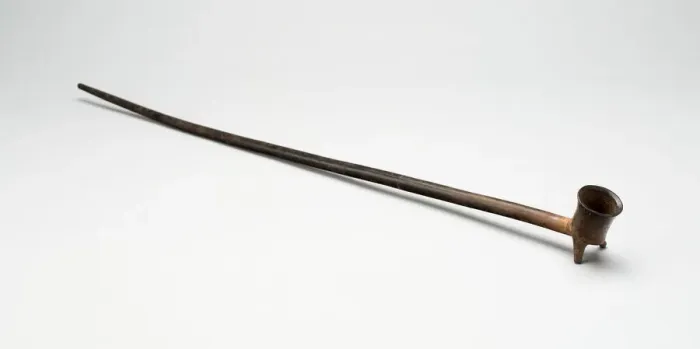 Framed Print : Long-Stem Pipe, c. A. D. 200. Creator: Unknown
