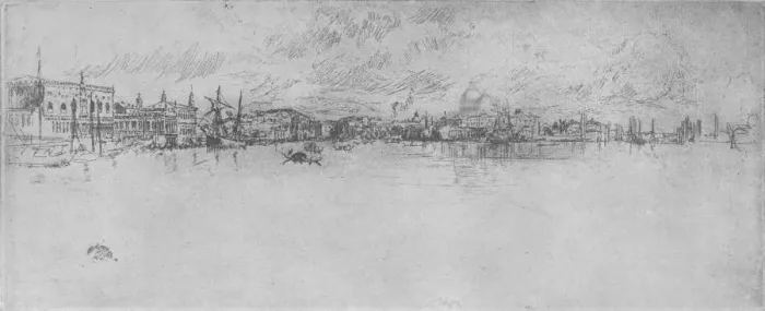 Framed Print : Long Venice, c1880, (1904). Artist: James Abbott McNeill Whistler Framed Print : Long Venice, c1880, (1904). Artist: James Abbott McNeill Whistler
