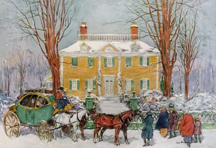Framed Print : Longfellow House, Cambridge, Massachusetts, USA, c18th century (1921). Artist: James Preston Framed Print : Longfellow House, Cambridge, Massachusetts, USA, c18th century (1921). Artist: James Preston