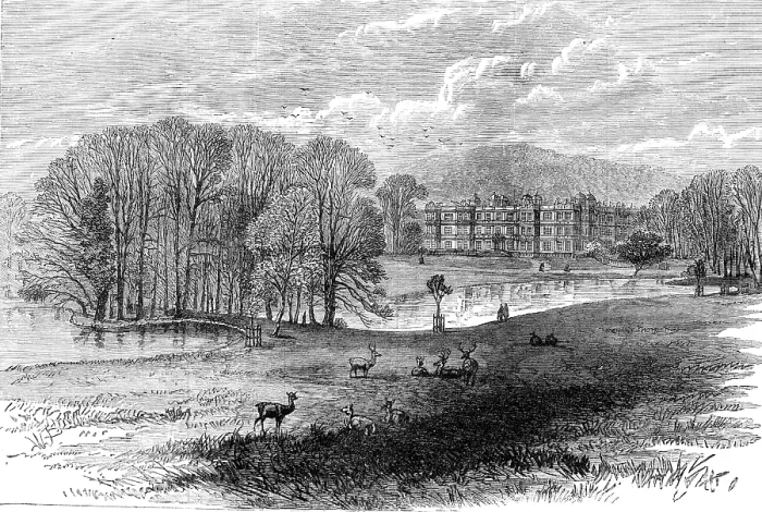 Framed Print : Longleat, Wiltshire, the seat of the Marquis of Bath... 1881. Creator: Unknown Framed Print : Longleat, Wiltshire, the seat of the Marquis of Bath... 1881. Creator: Unknown