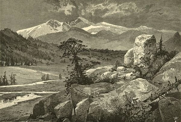 Longs Peak, from Estes Park, 1874. Creator: John Karst