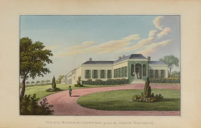 Framed Print : Longwood House on the island of Saint Helena, 1818 Framed Print : Longwood House on the island of Saint Helena, 1818