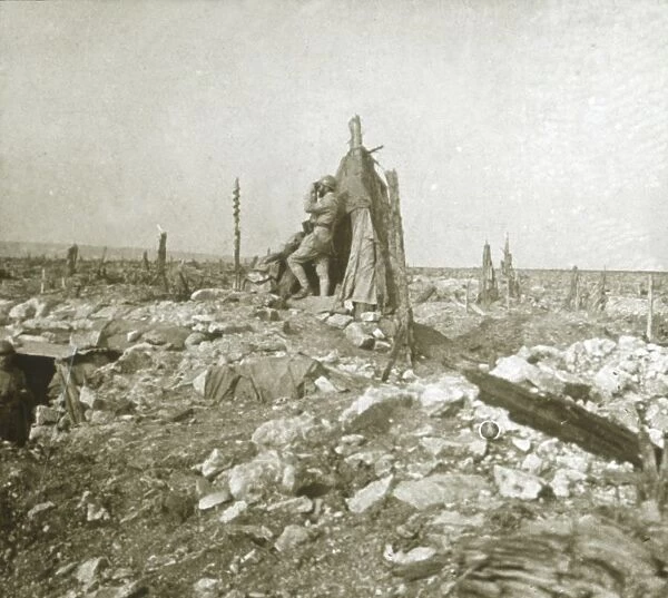 Look-out post, Fort Vaux, northern France, c1914-c1918