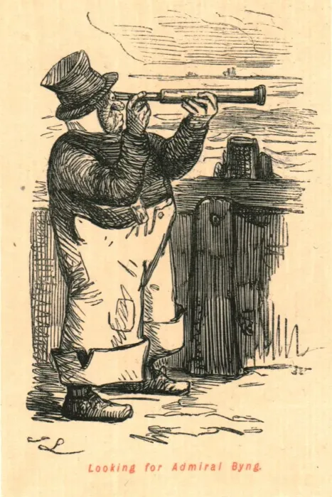 Framed Print : Looking for Admiral Byng, 1897. Creator: John Leech Framed Print : Looking for Admiral Byng, 1897. Creator: John Leech