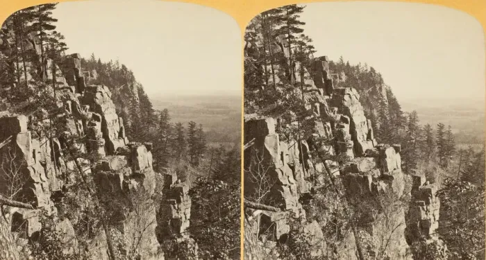 Framed Print : Looking East, Down the Valley from the Doorway, 1870 / 1908 Framed Print : Looking East, Down the Valley from the Doorway, 1870 / 1908