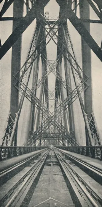 Framed Print : Looking Through the Forth Bridge, 1926 Framed Print : Looking Through the Forth Bridge, 1926