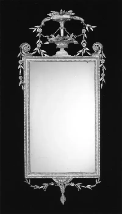 Framed Print : Looking Glass, 1790 / 1812. Creator: Unknown Framed Print : Looking Glass, 1790 / 1812. Creator: Unknown