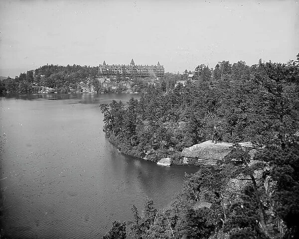 Looking north from Cliff House, Lake Minnewaska, N.Y. between 1900 and 1905. Creator: Unknown