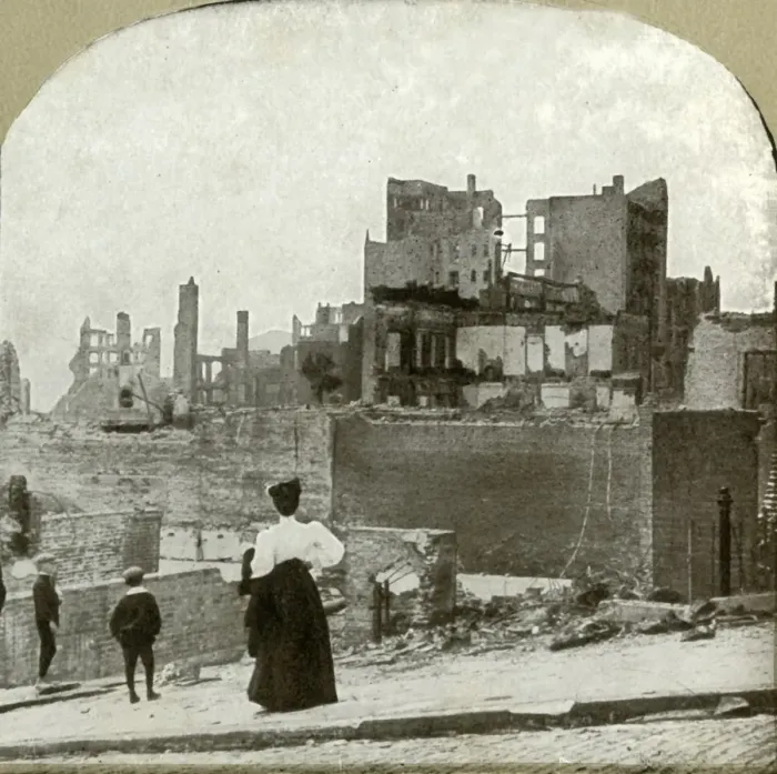 Framed Print : Looking west from the Jewish Synagogue, 1906. Creator: Unknown Framed Print : Looking west from the Jewish Synagogue, 1906. Creator: Unknown