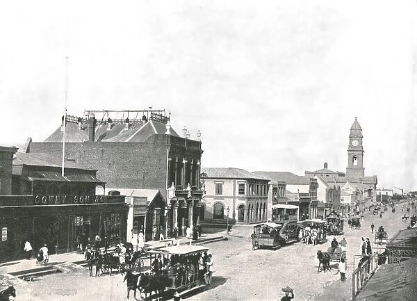 Looking up West Street, Durban, South Africa, 1895. Creator: William Laws Caney