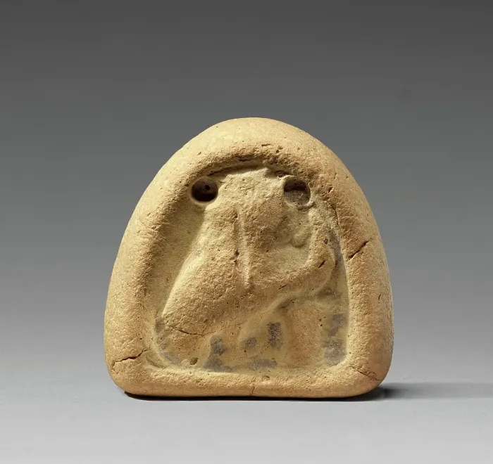 Framed Print : Loom weight with Spinning Owl, 3rd-2nd century BC. Creator: Unknown Framed Print : Loom weight with Spinning Owl, 3rd-2nd century BC. Creator: Unknown