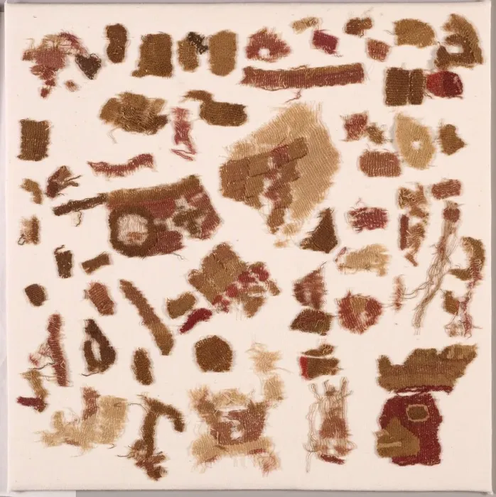 Framed Print : Loose Textile Fragments, c. 50-650. Creator: Unknown Framed Print : Loose Textile Fragments, c. 50-650. Creator: Unknown