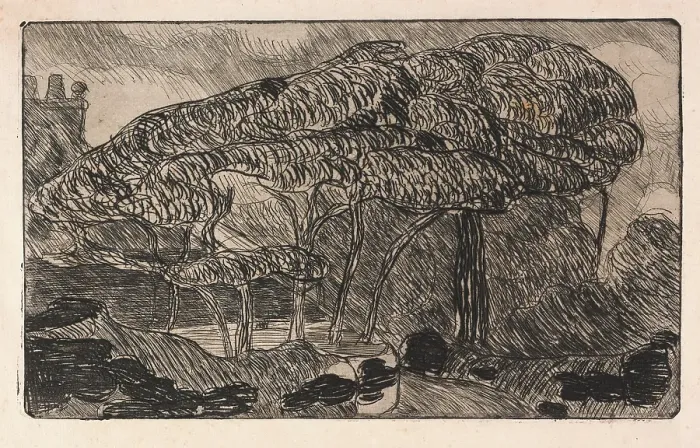 Framed Print : L'Orage (The Storm), 1893. Creator: Armand Seguin. L'Orage (The Storm), 1893. Creator: Armand Seguin Framed Print : L'Orage (The Storm), 1893. Creator: Armand Seguin. L'Orage (The Storm), 1893. Creator: Armand Seguin