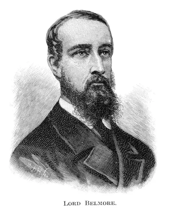 Framed Print : Lord Belmore, Governor of New South Wales, (1886). Artist: WA Hirschmann Framed Print : Lord Belmore, Governor of New South Wales, (1886). Artist: WA Hirschmann