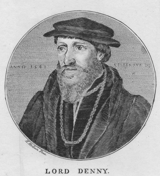 Framed Print : Lord Denny, 1541, (early 19th century?). Creator: Unknown Framed Print : Lord Denny, 1541, (early 19th century?). Creator: Unknown