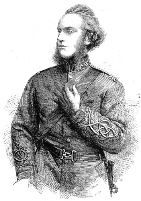 Framed Print : Lord Elcho - from a photograph by John Watkins, 1860. Creator: Unknown Framed Print : Lord Elcho - from a photograph by John Watkins, 1860. Creator: Unknown