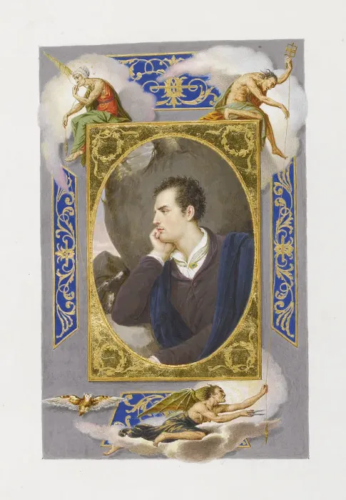 Framed Print : Lord George Noel Byron (1788-1824), 1826. Artist: Gigola (Cigola), Giovanni Battista (1769-1841) Framed Print : Lord George Noel Byron (1788-1824), 1826. Artist: Gigola (Cigola), Giovanni Battista (1769-1841)