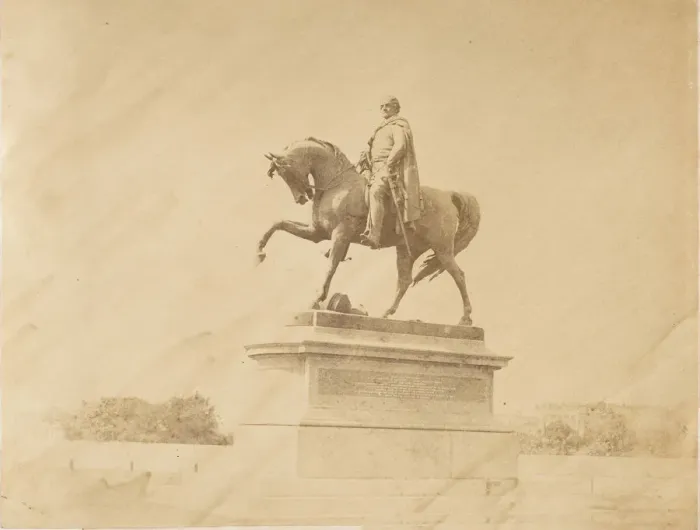 Framed Print : Lord Hardinges Monument, Calcutta, 1850s. Creator: Captain R. B. Hill Framed Print : Lord Hardinges Monument, Calcutta, 1850s. Creator: Captain R. B. Hill