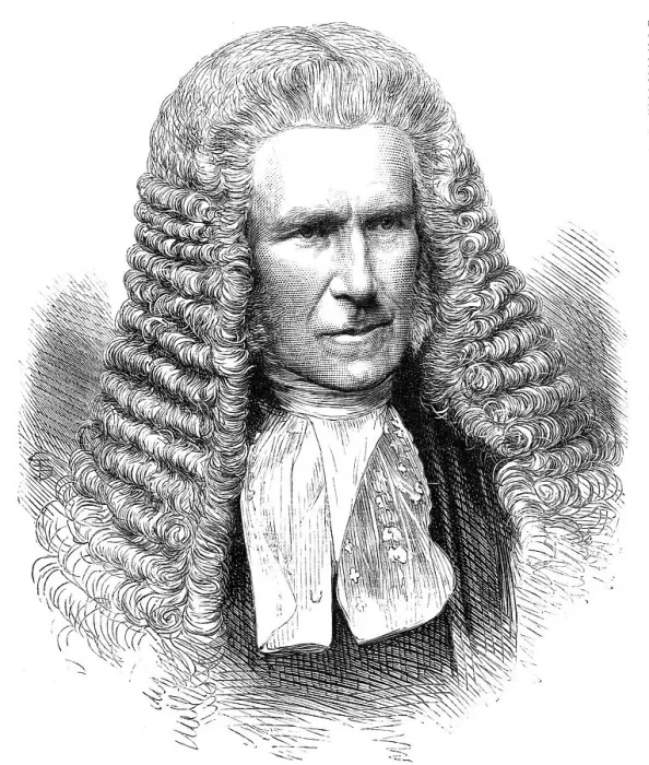 Framed Print : Lord Justice Sir William Page Wood, 1868. Creator: Unknown Framed Print : Lord Justice Sir William Page Wood, 1868. Creator: Unknown