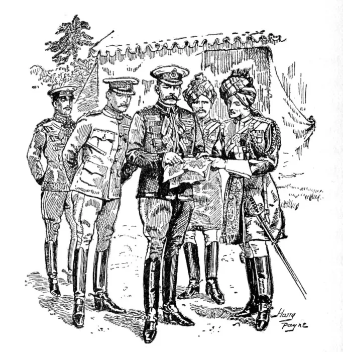 Framed Print : Lord Kitchener, Commander-In-Chief In India, c1929. Creators: Howard Davie, Harry Payne Framed Print : Lord Kitchener, Commander-In-Chief In India, c1929. Creators: Howard Davie, Harry Payne