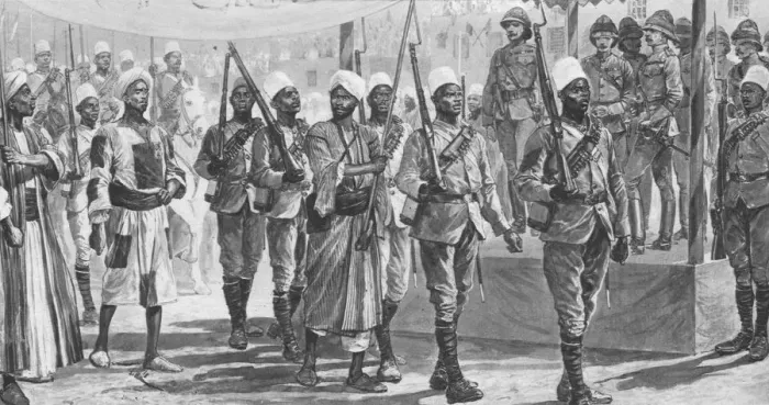 Framed Print : Lord Kitcheners Conquest of the Soudan, 1896-98: after the Battle of Atbara, (1901) Framed Print : Lord Kitcheners Conquest of the Soudan, 1896-98: after the Battle of Atbara, (1901)