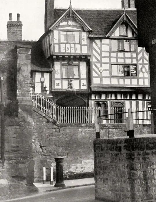 Framed Print : Lord Leycester Hospital, Warwick, 1924-1926. Artist: Emil Otto Hoppe Framed Print : Lord Leycester Hospital, Warwick, 1924-1926. Artist: Emil Otto Hoppe