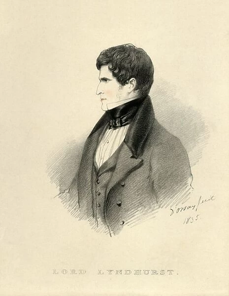 Lord Lyndhurst, 1835. Creator: Richard James Lane