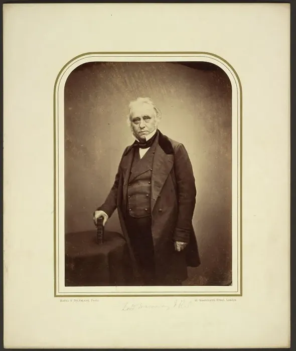 Framed Print : Lord Macauley, F.R.S. 1856. Creator: Maull & Polyblank Framed Print : Lord Macauley, F.R.S. 1856. Creator: Maull & Polyblank