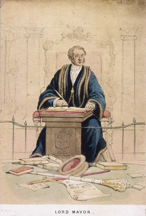 Framed Print : A Lord Mayor, 1855. Artist: Day & Son Framed Print : A Lord Mayor, 1855. Artist: Day & Son