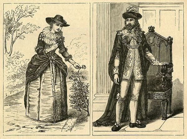 A Lord Mayor and his Lady (Middle of Seventeenth Century), (1897). Creator: Unknown
