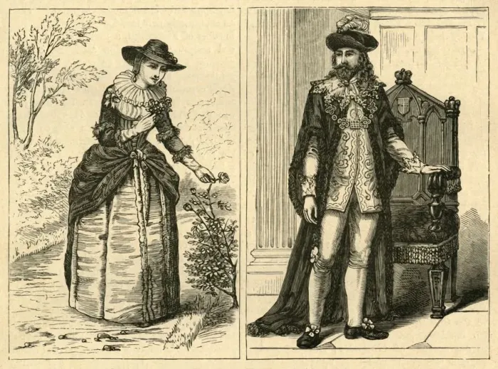 Framed Print : A Lord Mayor and his Lady (Middle of Seventeenth Century), (1897). Creator: Unknown Framed Print : A Lord Mayor and his Lady (Middle of Seventeenth Century), (1897). Creator: Unknown