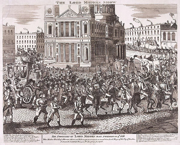 Lord Mayors Show, 1816