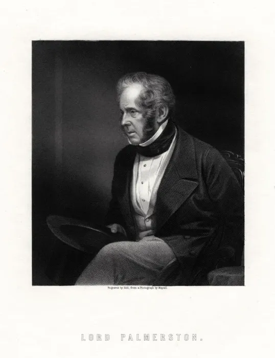 Framed Print : Lord Palmerston, British prime minister, 19th century. Artist: W Holl Framed Print : Lord Palmerston, British prime minister, 19th century. Artist: W Holl