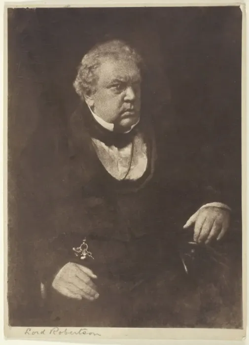 Framed Print : Lord Robertson, 1843 / 46, printed 1890 / 1900. Creators: David Octavius Hill, Robert Adamson Framed Print : Lord Robertson, 1843 / 46, printed 1890 / 1900. Creators: David Octavius Hill, Robert Adamson