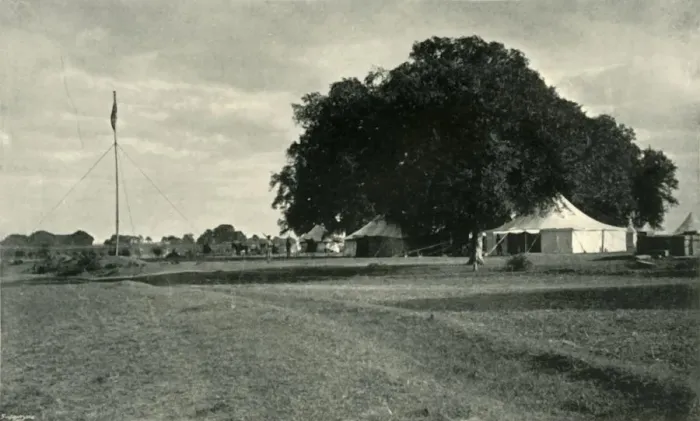 Framed Print : Lord Robertss Headquarters, Camp of Exercise, Delhi, c1890, (1901) Framed Print : Lord Robertss Headquarters, Camp of Exercise, Delhi, c1890, (1901)