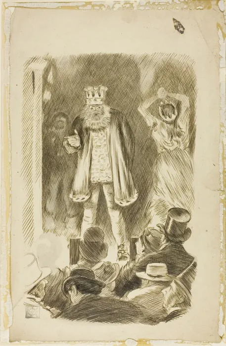 Framed Print : Lord Salisbury Addressing a Meeting, 1870 / 91. Creator: Charles Samuel Keene Framed Print : Lord Salisbury Addressing a Meeting, 1870 / 91. Creator: Charles Samuel Keene