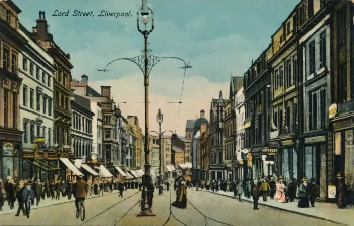 Framed Print : Lord Street, Liverpool, c1910 Framed Print : Lord Street, Liverpool, c1910