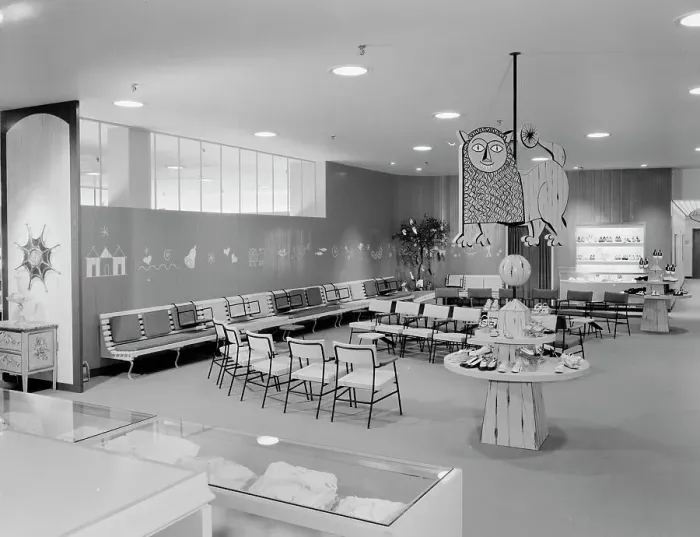 Framed Print : Lord & Taylor, business in Bala-Cynwyd, Pennsylvania, 1955. Creator: Gottscho-Schleisner, Inc Framed Print : Lord & Taylor, business in Bala-Cynwyd, Pennsylvania, 1955. Creator: Gottscho-Schleisner, Inc