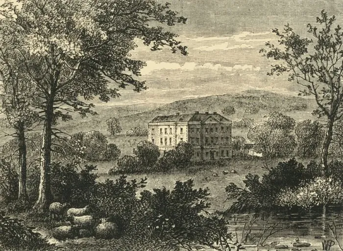 Framed Print : Lord Thurlows House, Knights Hill, (c1878). Creator: Unknown Framed Print : Lord Thurlows House, Knights Hill, (c1878). Creator: Unknown
