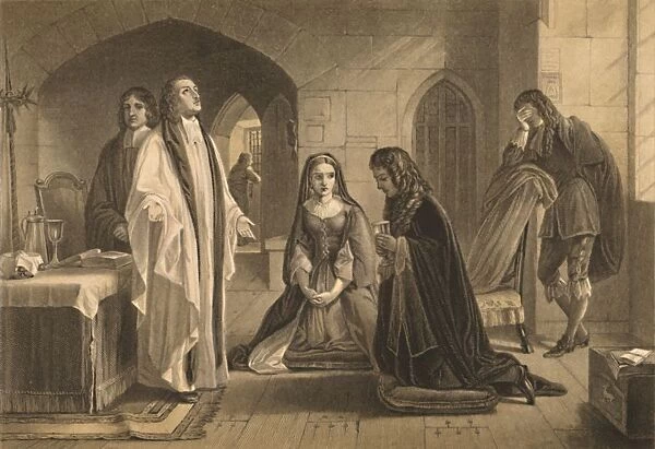 Lord William Russell Receiving the Sacrament, 1886. Artist: Robert Anderson